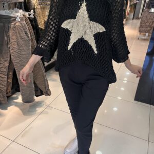 İtalyan Kalın File Bluz – Salaş Örgü Kadın Bluz