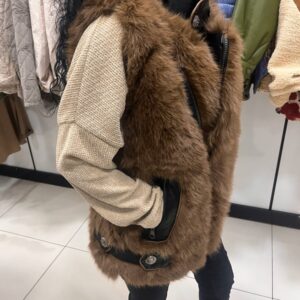 İtalyan Suni Kürk Kadın Yelek